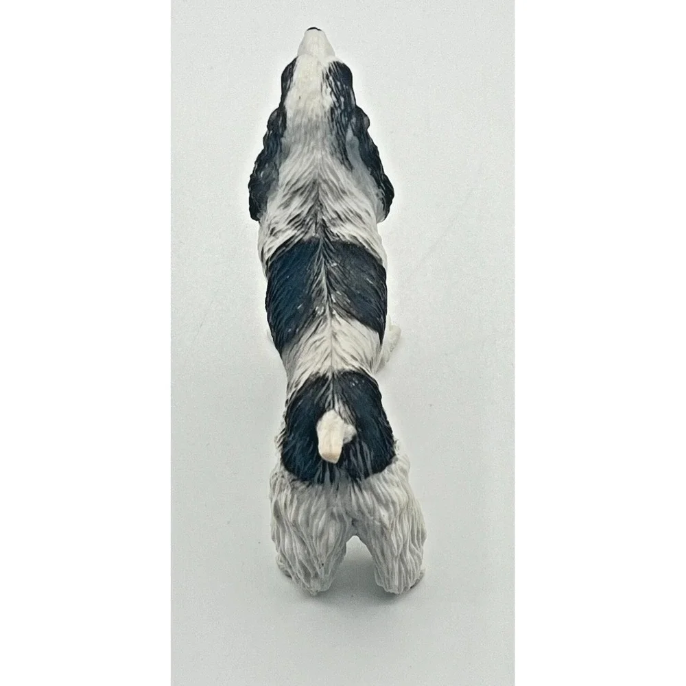 Vintage Springer Spaniel Hand‎ Painted Figurine Resin